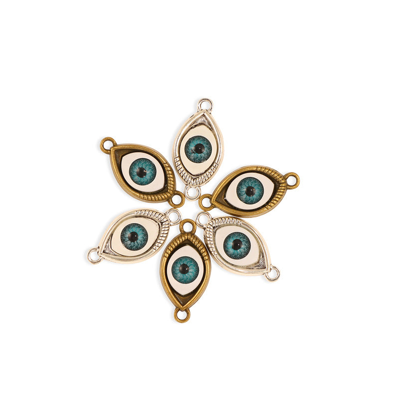 1 piece ethnic style devil's eye alloy plating pendant jewelry accessories