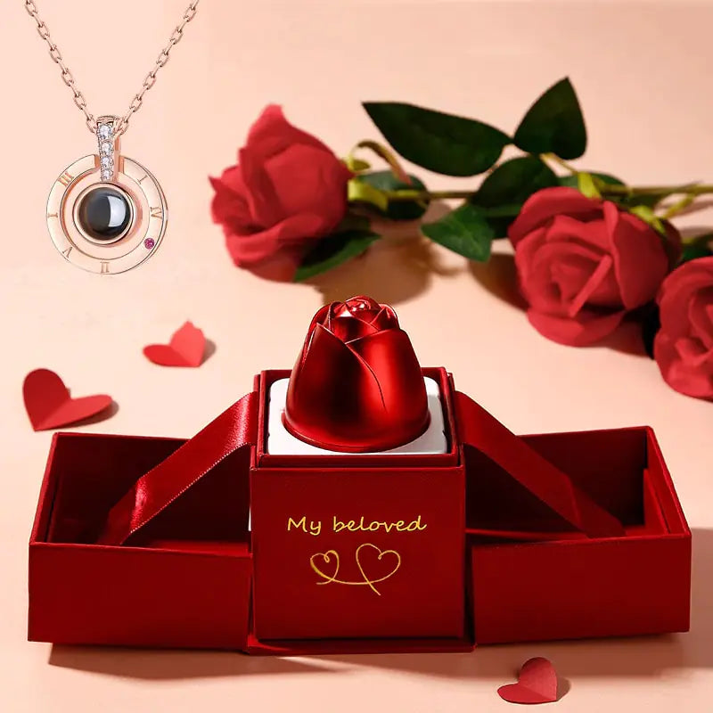 Projection Necklace With Gift Box