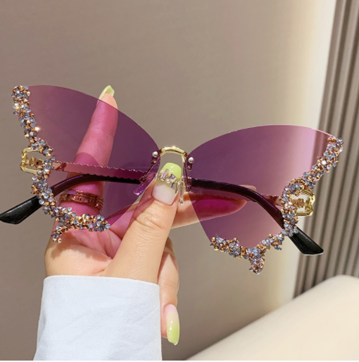 Diamond Butterfly Sunglasses