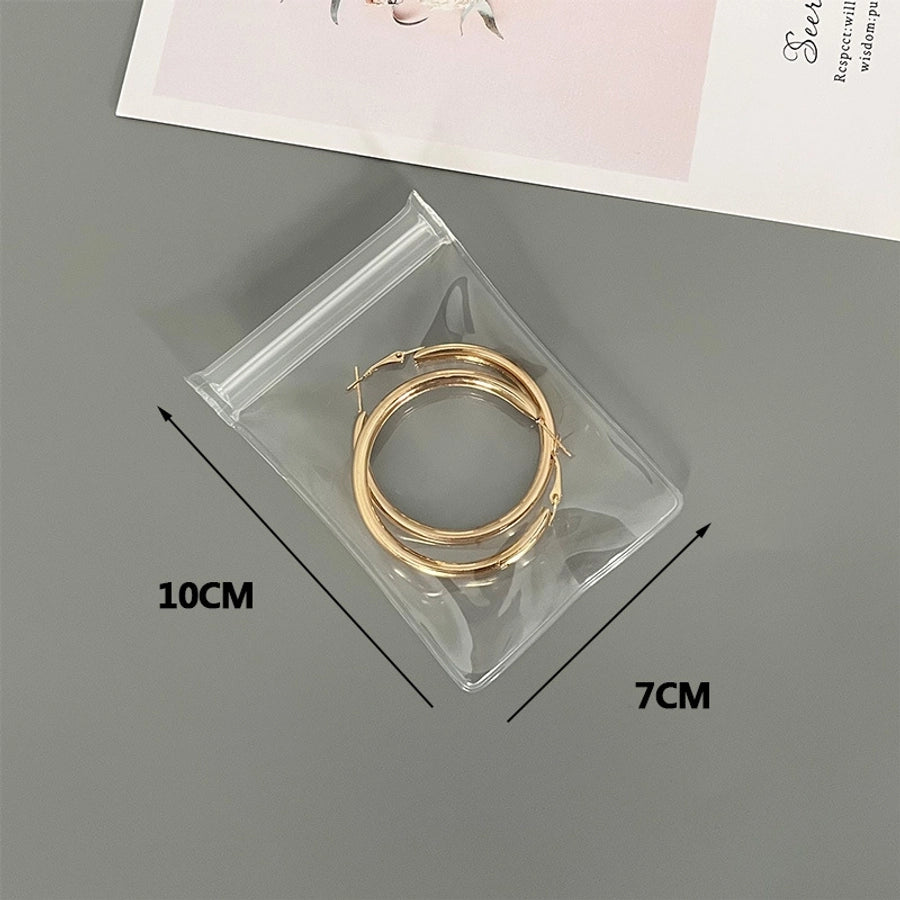 Simple Style Transparent EVA Jewelry Packaging Bags