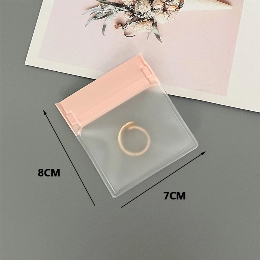 Simple Style Transparent EVA Jewelry Packaging Bags