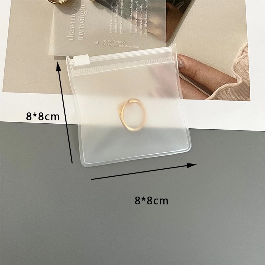 Simple Style Transparent EVA Jewelry Packaging Bags