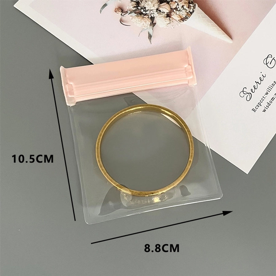 Simple Style Transparent EVA Jewelry Packaging Bags