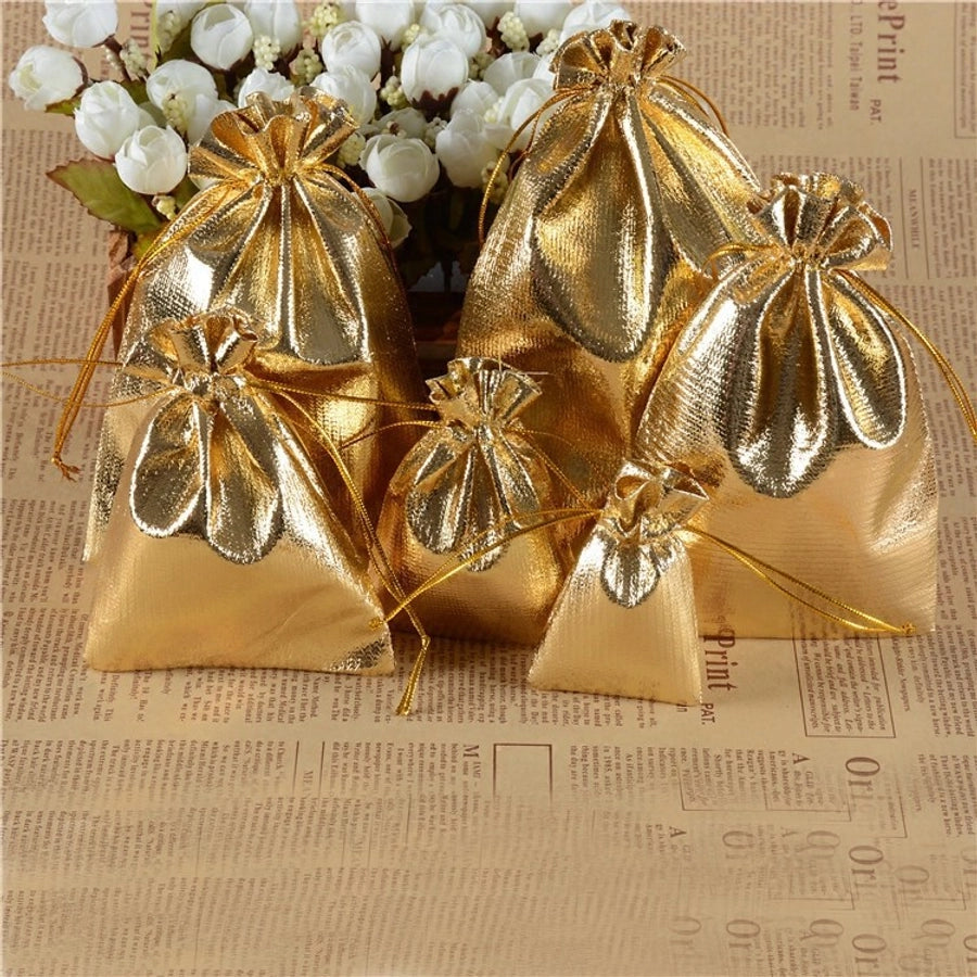 Simple Style Solid Color Cloth Jewelry Packaging Bags