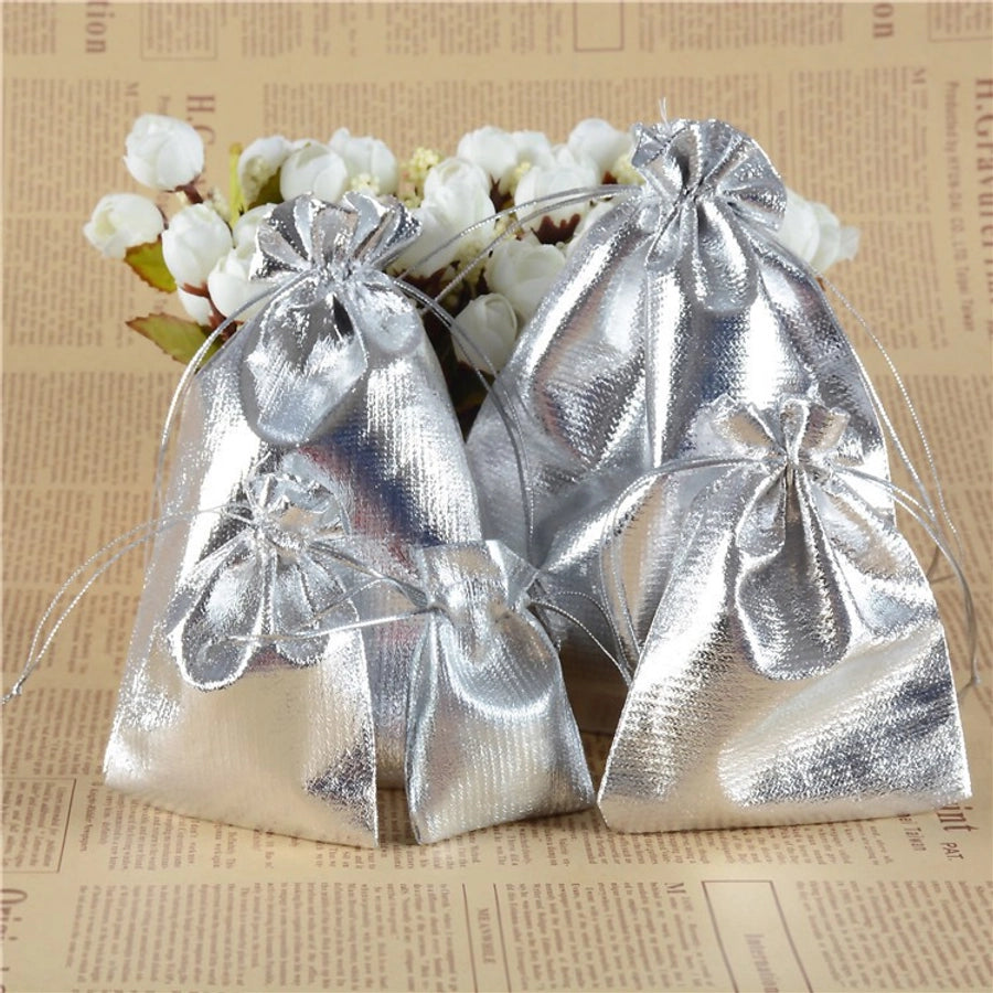 Simple Style Solid Color Cloth Jewelry Packaging Bags